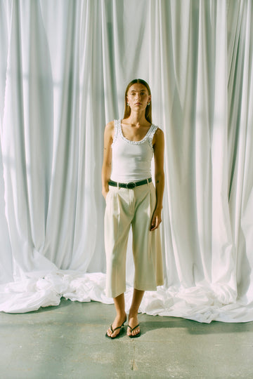 Copenhagen Muse - CMTailor Pants Bermuda - Jetstream
