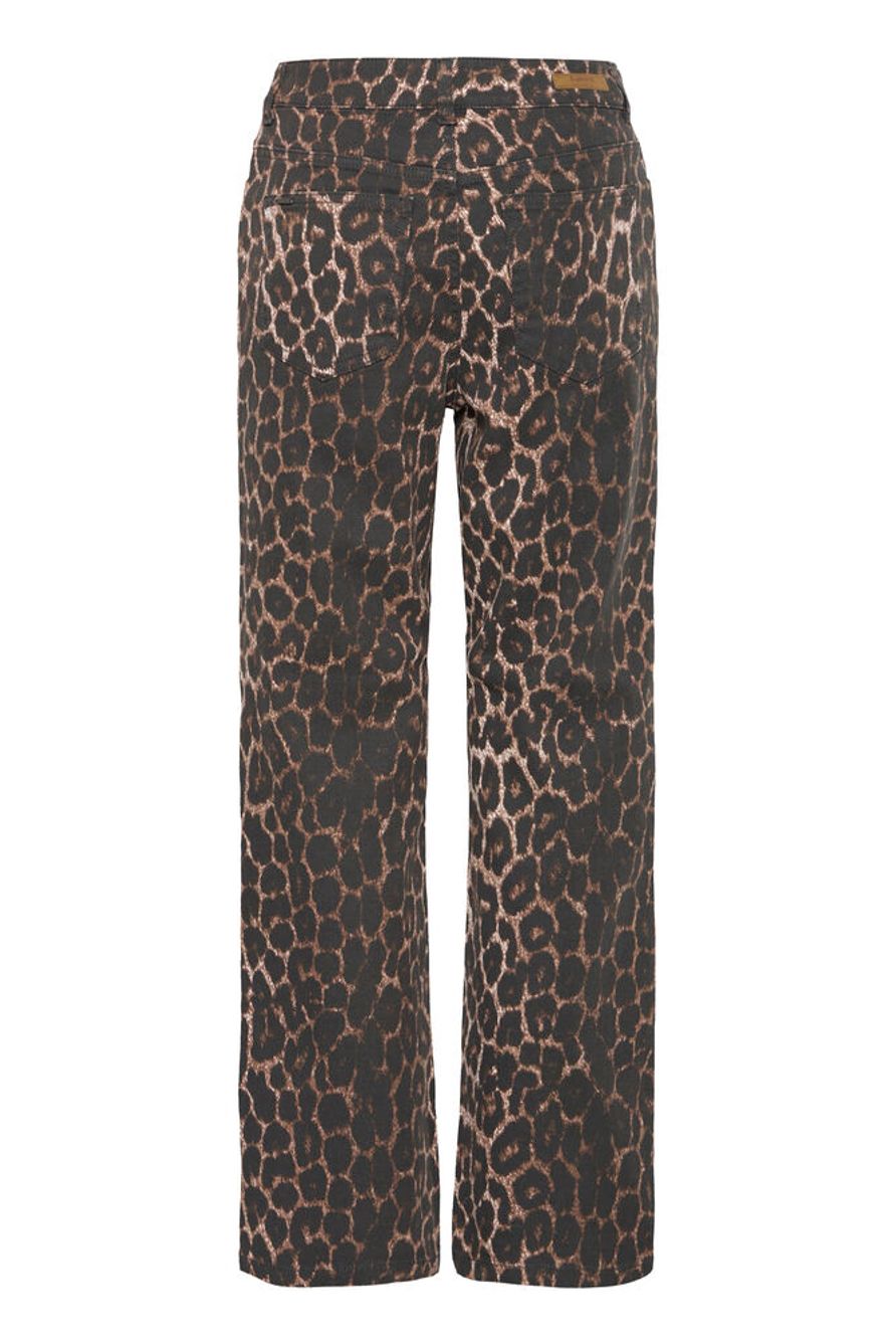 BYKENNA HW JEANS - Denim Leopard