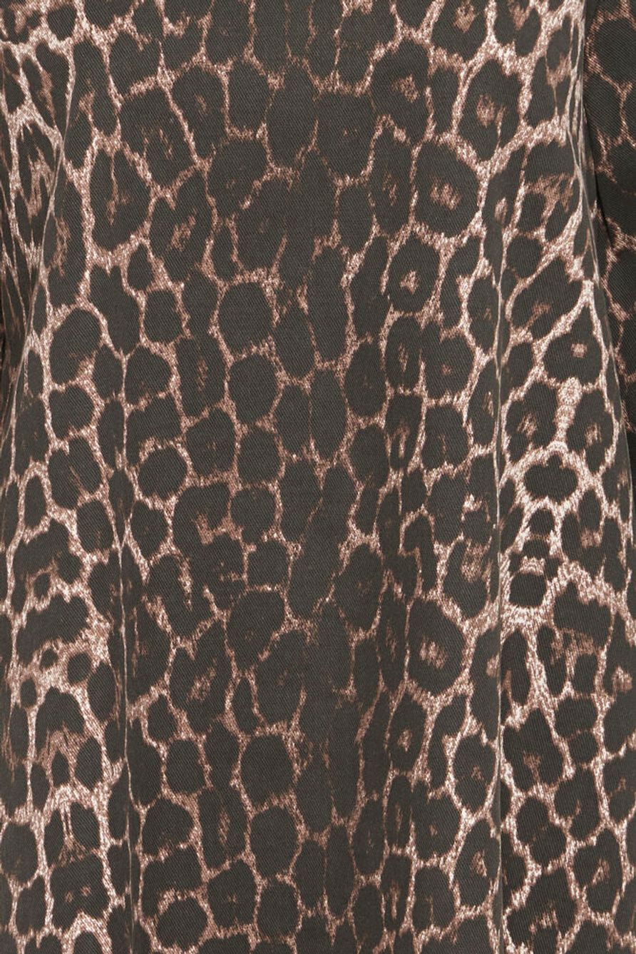 BYKENNA DRESS - Denim Leopard