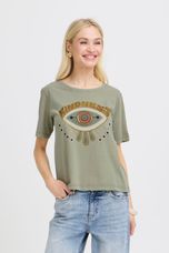 B.Young - BYSOLKO SS T-SHIRT - Vetiver Green