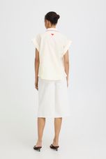 B.Young - BYJESSEL EMB SHIRT - Birch/White