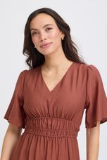 B.Young - BYIGGY DRESS - Marsala/Red