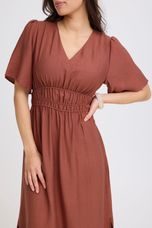 B.Young - BYIGGY DRESS - Marsala/Red