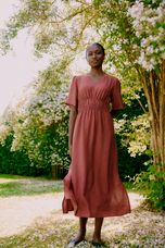 B.Young - BYIGGY DRESS - Marsala/Red