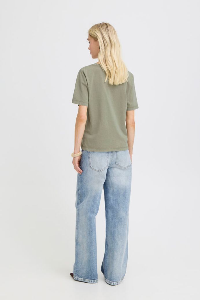 B.Young - BYSOLKO SS T-SHIRT - Vetiver Green