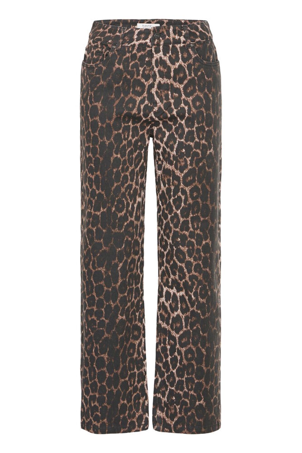 BYKENNA HW JEANS - Denim Leopard