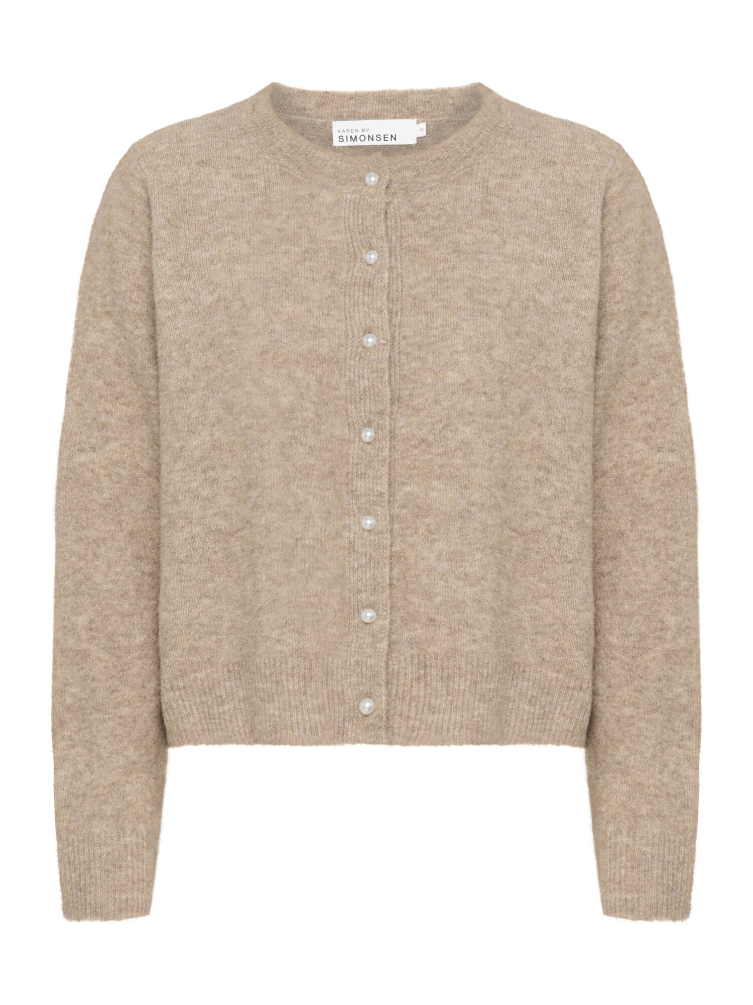 KBNoabelle Plain Cardigan - Walnut