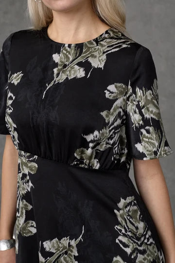Love & Divine - Love1561-1 Dress - Black Flower