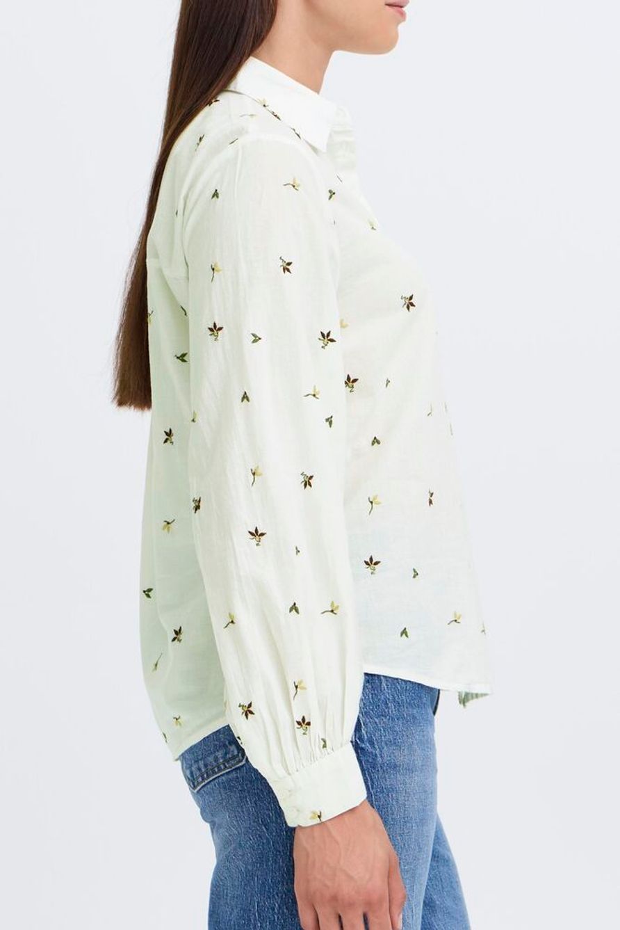 BYJADIS SHIRT - Multi Emb Flower