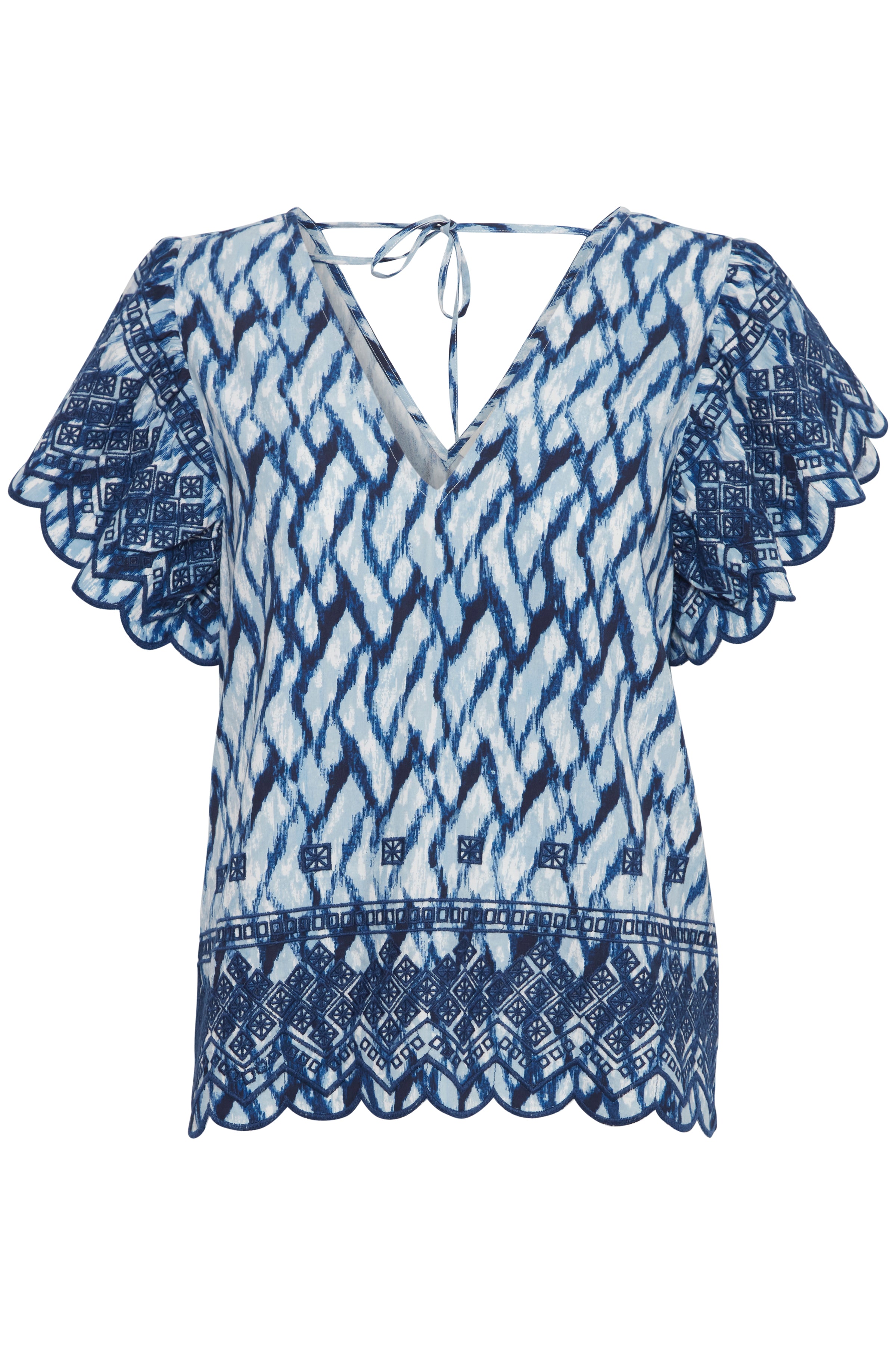 IRNELLIO BLUSE - NELLIO WATERLINE PRINT