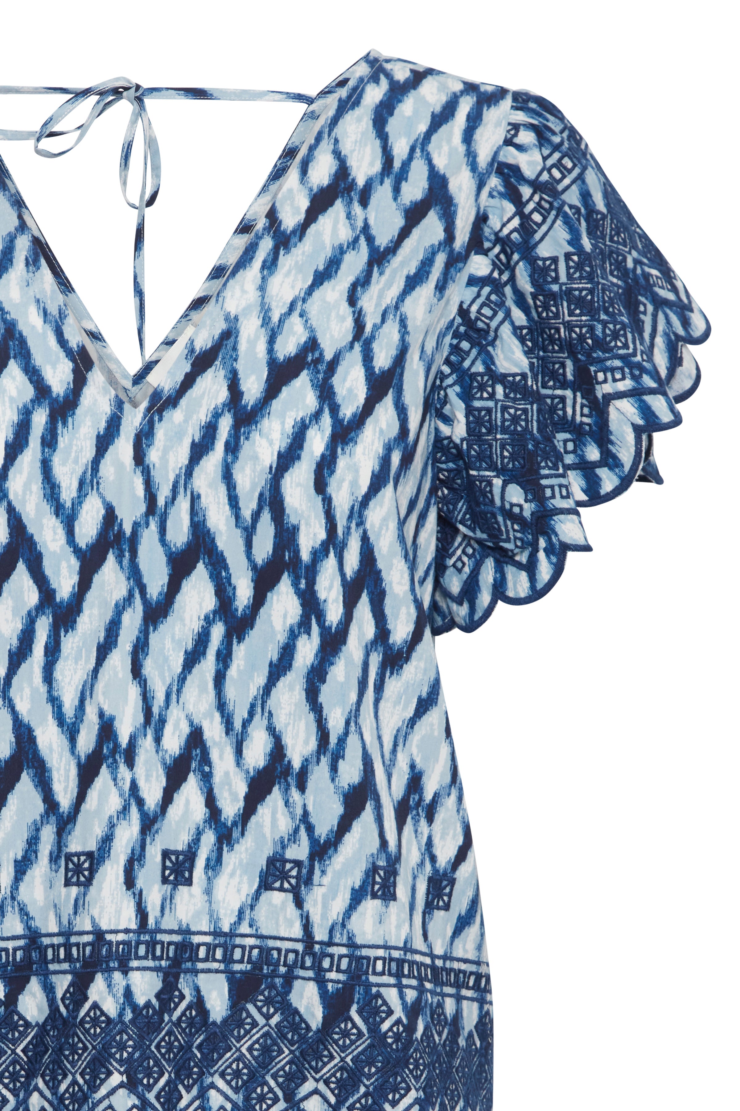 IRNELLIO BLUSE - NELLIO WATERLINE PRINT