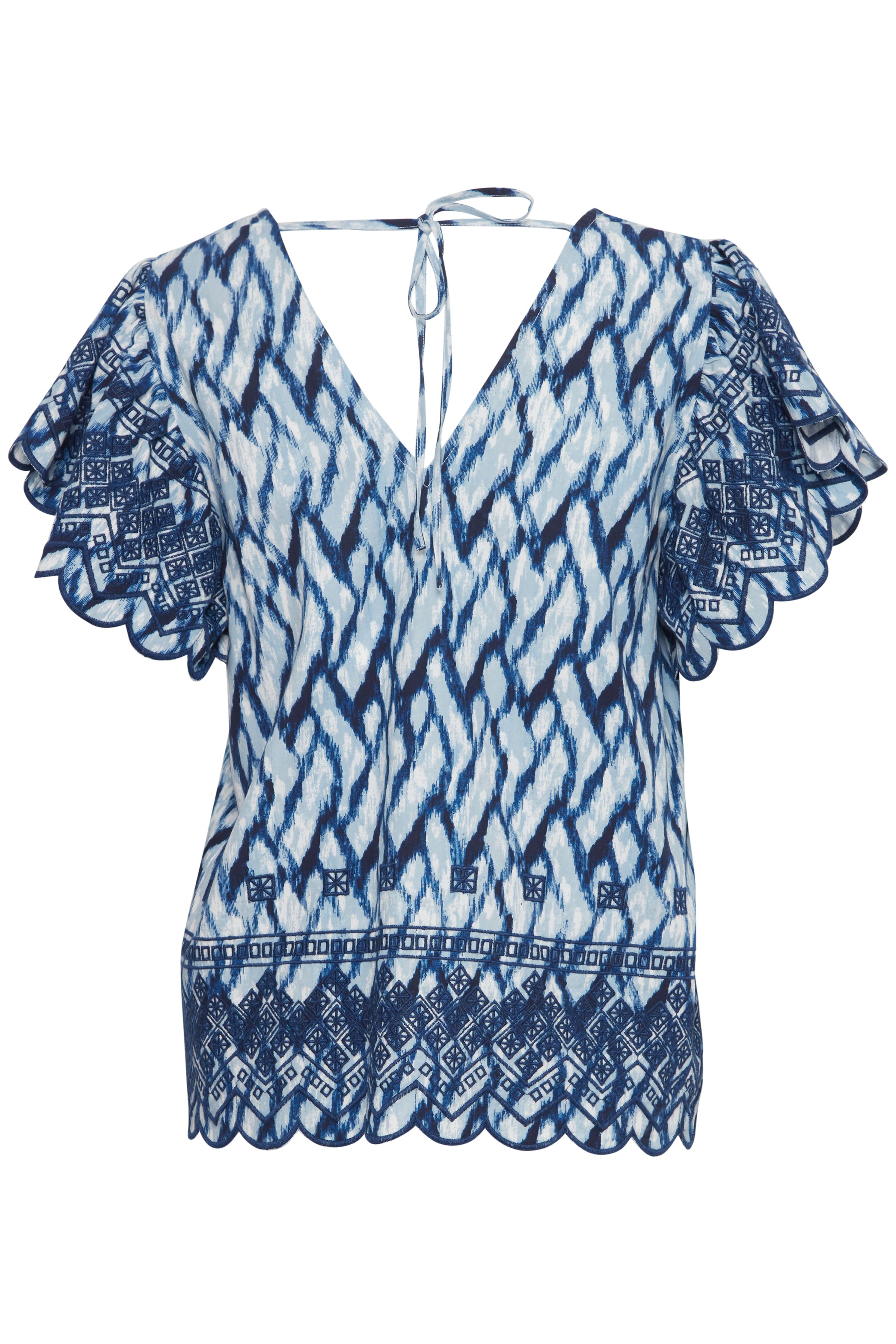 IRNELLIO BLUSE - NELLIO WATERLINE PRINT