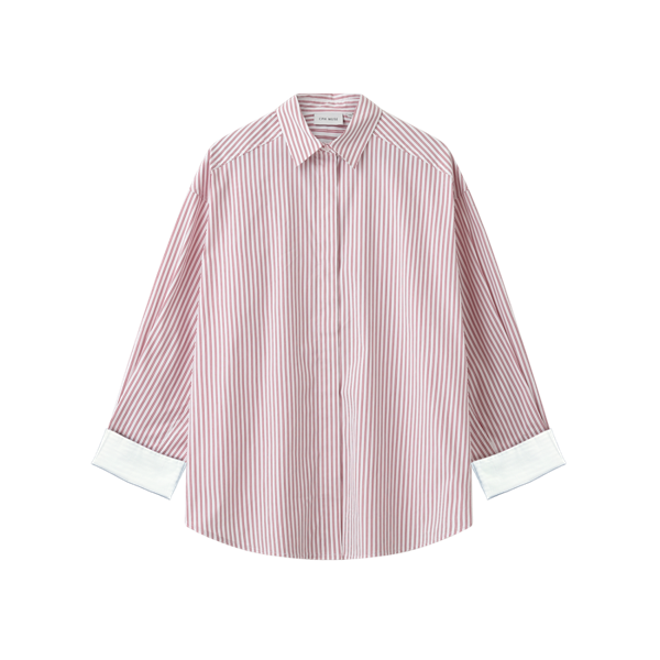 Copenhagen Muse - CMMARYANN-Shirt - Bright white w. Goji Berry