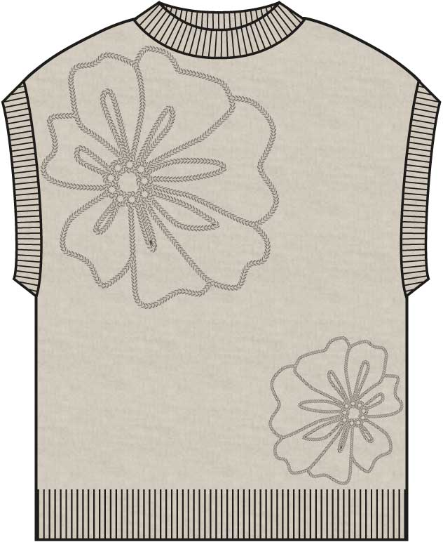 B.Young - BYOMEA Deco Slipover - Java Melange