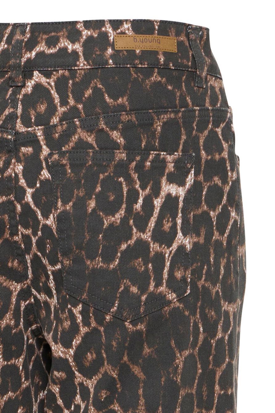 BYKENNA HW JEANS - Denim Leopard